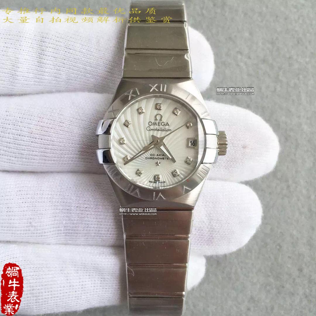 【HBBV6 Factory 1:1 High quality  Replica Watches 】OMEGA Constellation 系列123.10.27.20.55.001女士 wrist watches  / M151A