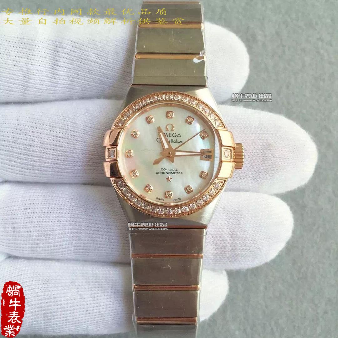 【HBBV6 Factory 1:1 High quality  Replica Watches 】OMEGA Constellation 系列123.10.27.20.55.001女士 wrist watches  / M151A