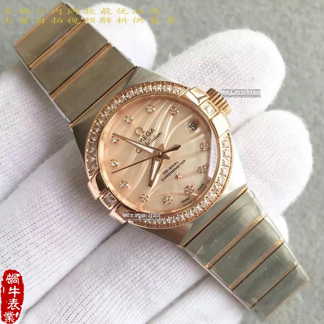 【HBBV6 Factory 1:1 High quality  Replica Watches 】OMEGA Constellation 系列123.10.27.20.55.001女士 wrist watches  / M151A