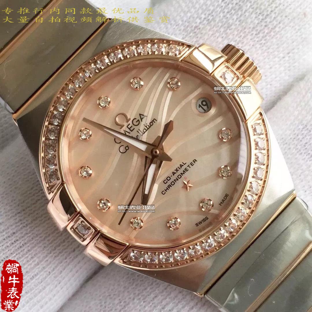 【HBBV6 Factory 1:1 High quality  Replica Watches 】OMEGA Constellation 系列123.10.27.20.55.001女士 wrist watches  / M151A