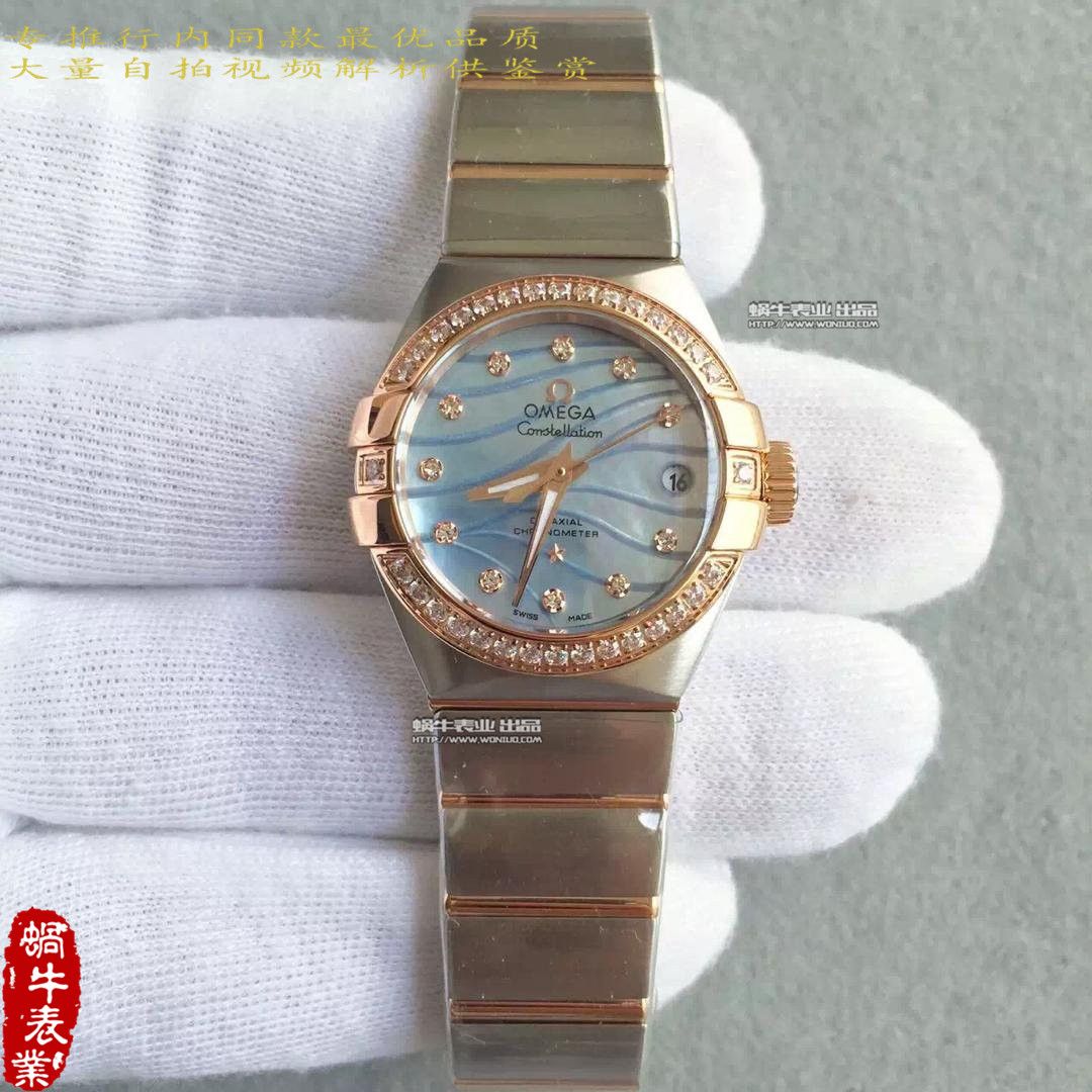 【HBBV6 Factory 1:1 High quality  Replica Watches 】OMEGA Constellation 系列123.10.27.20.55.001女士 wrist watches  / M151A