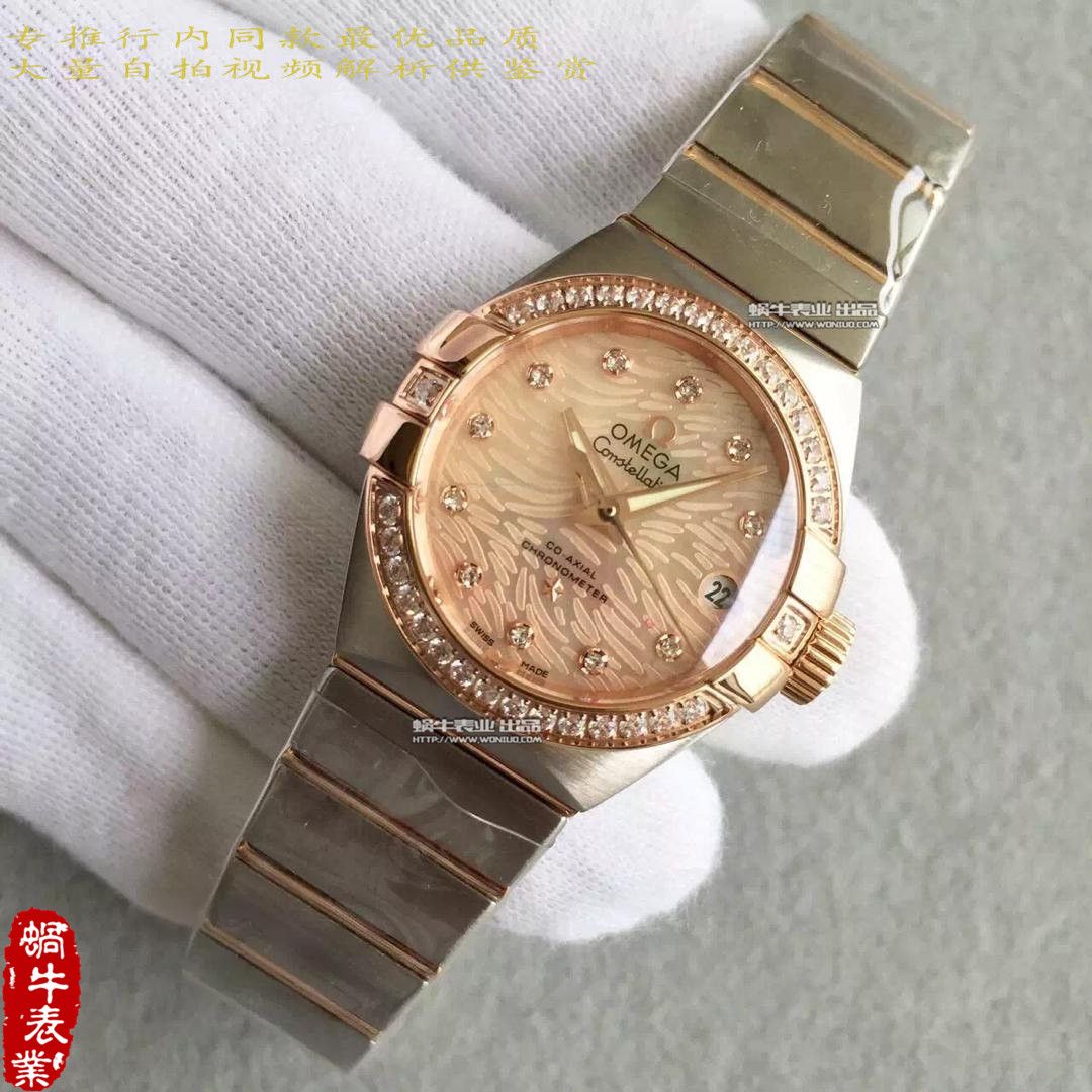 【HBBV6 Factory 1:1 High quality  Replica Watches 】OMEGA Constellation 系列123.10.27.20.55.001女士 wrist watches  / M151A
