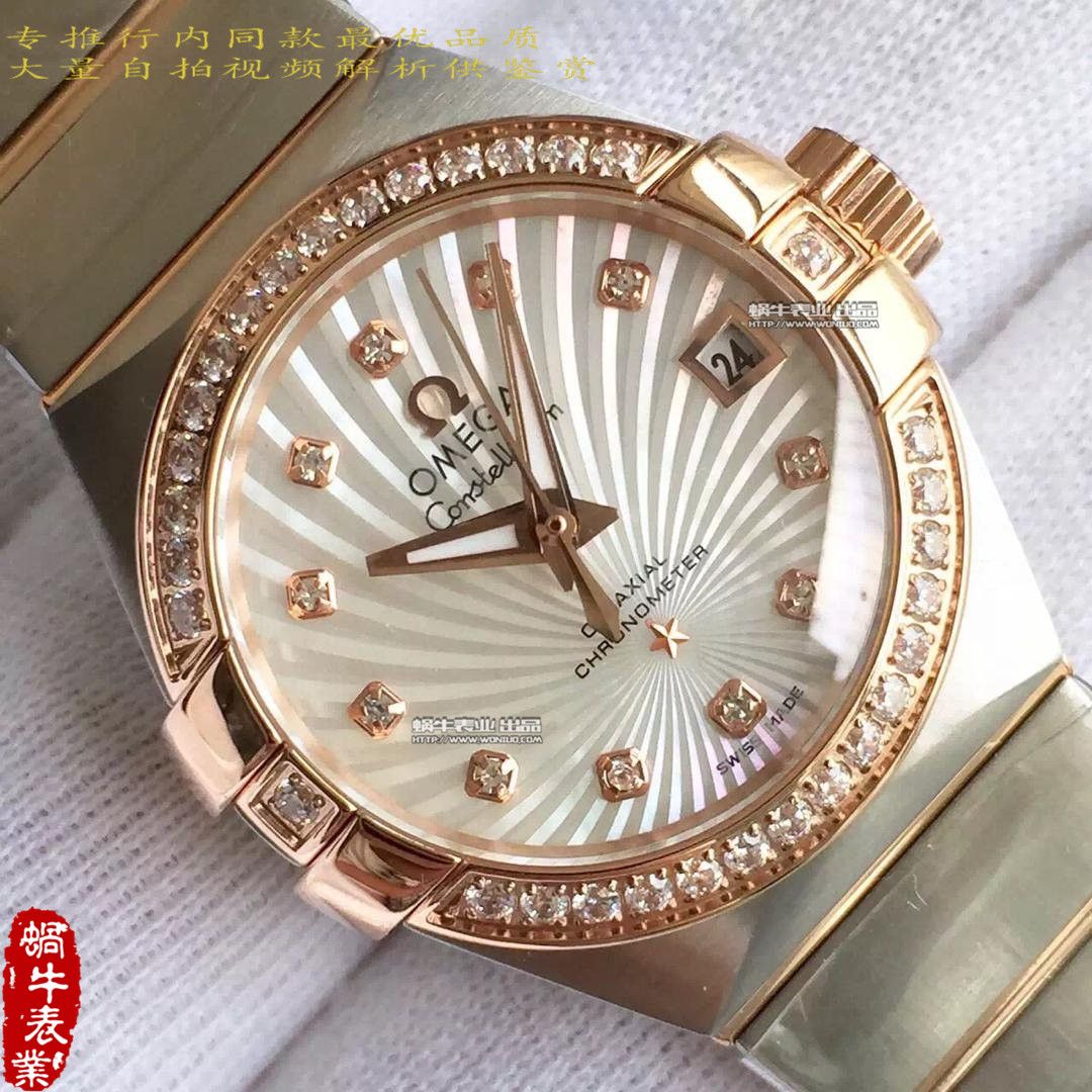 【HBBV6 Factory 1:1 High quality  Replica Watches 】OMEGA Constellation 系列123.10.27.20.55.001女士 wrist watches  / M151A