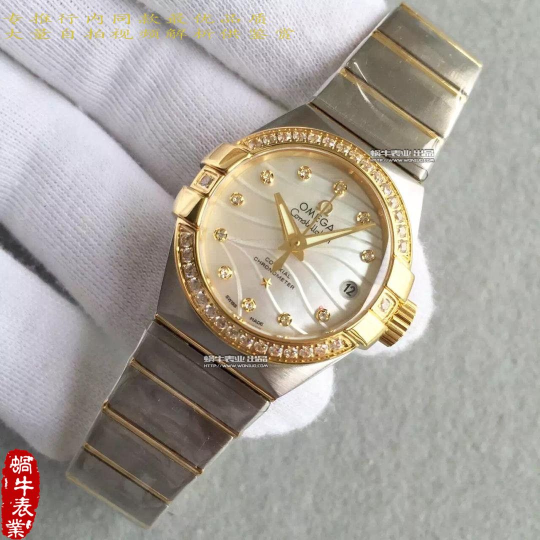 【HBBV6 Factory 1:1 High quality  Replica Watches 】OMEGA Constellation 系列123.10.27.20.55.001女士 wrist watches  / M151A