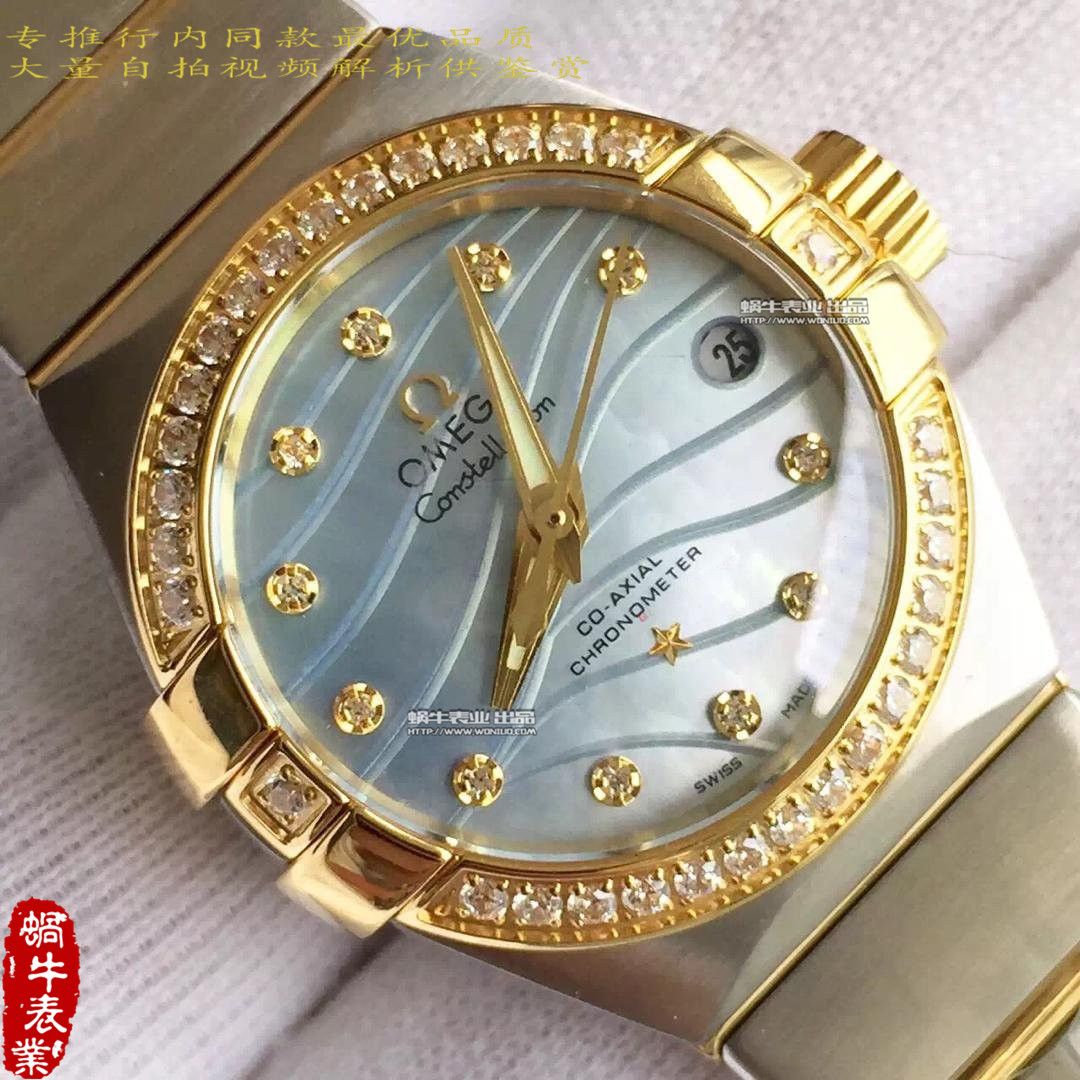 【HBBV6 Factory 1:1 High quality  Replica Watches 】OMEGA Constellation 系列123.10.27.20.55.001女士 wrist watches  / M151A