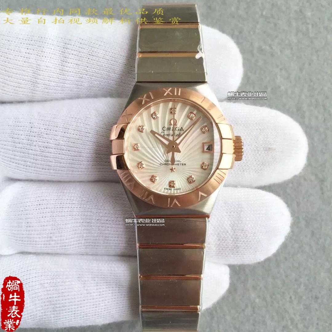 【HBBV6 Factory 1:1 High quality  Replica Watches 】OMEGA Constellation 系列123.10.27.20.55.001女士 wrist watches  / M151A