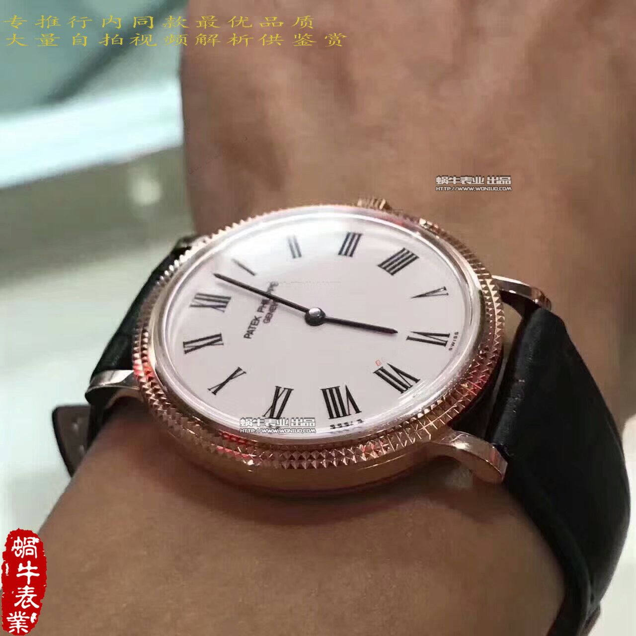 【台湾 Factory  Perfect  High quality  Replica Watches 】 PATEK PHILIPPE 5120 Calatrava古典表系列 wrist watches  / BD214