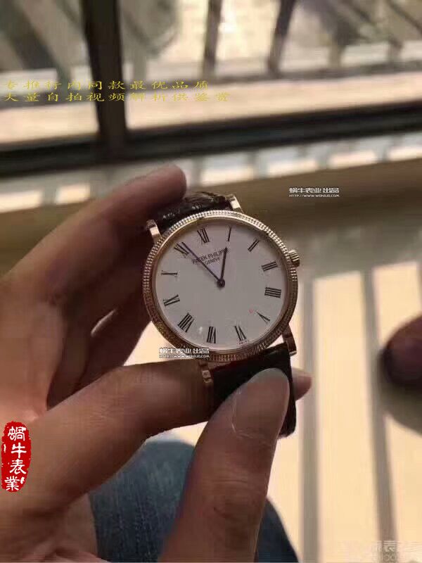 【台湾 Factory  Perfect  High quality  Replica Watches 】 PATEK PHILIPPE 5120 Calatrava古典表系列 wrist watches  / BD214