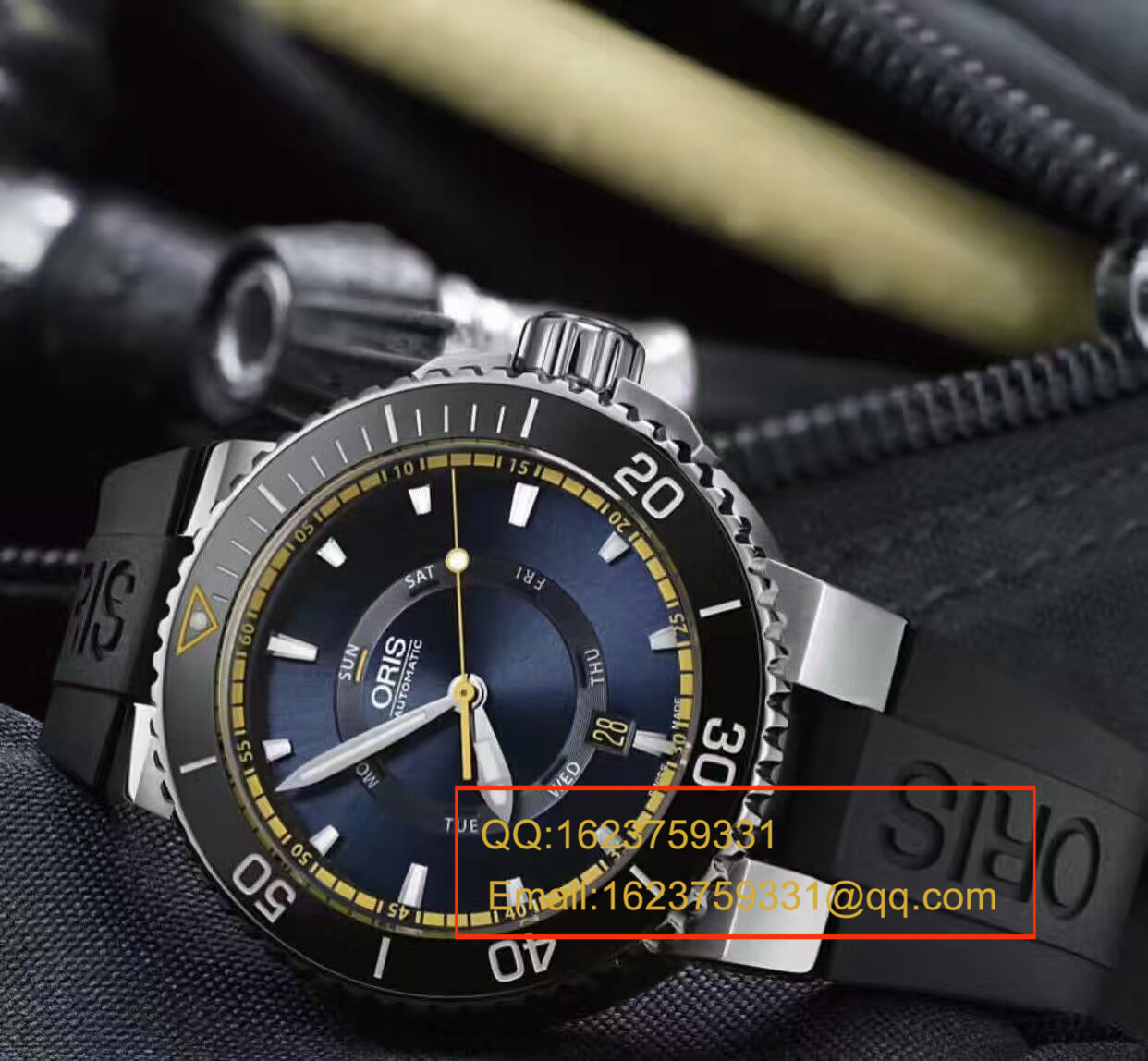 【 Perfect  High quality  Replica Watches 】豪利时潜水系列01 735 7673 4185-Set RS wrist watches  / OB001