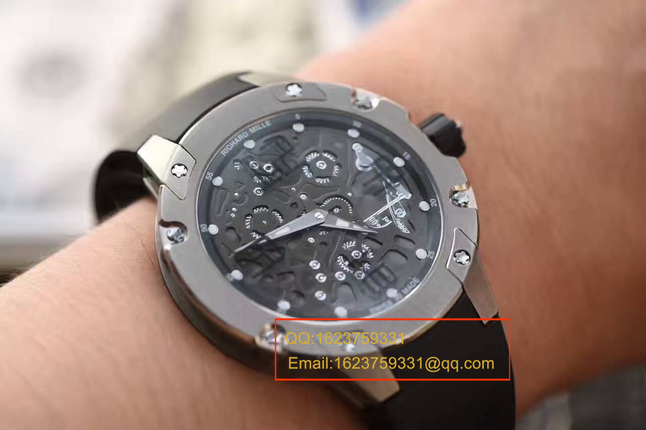 【独家 Video analysis SF Factory  top 1:1 Replica Watches 】 RICHARD MILLE 男士系列RM 033 Ti wrist watches  / RMBC-033 Ti