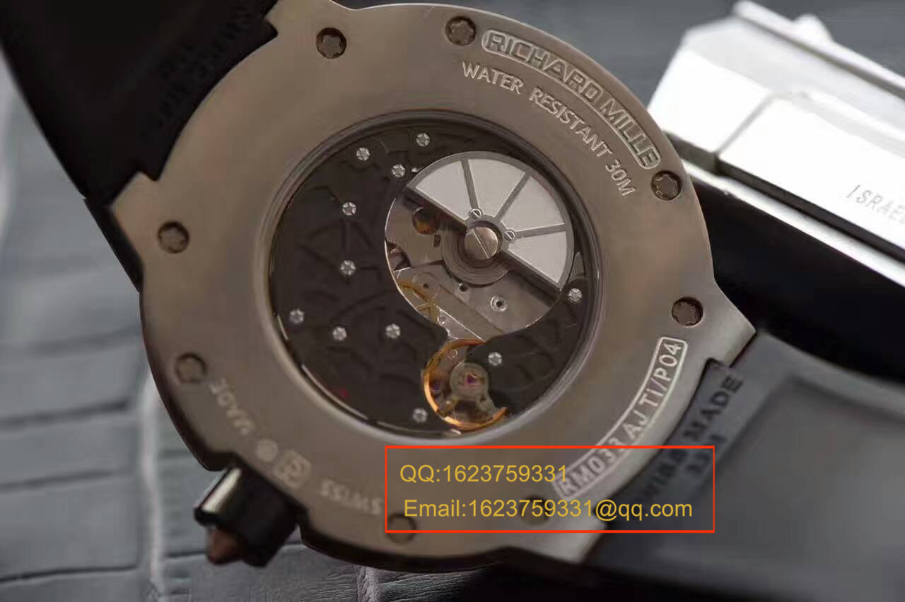 【独家 Video analysis SF Factory  top 1:1 Replica Watches 】 RICHARD MILLE 男士系列RM 033 Ti wrist watches  / RMBC-033 Ti
