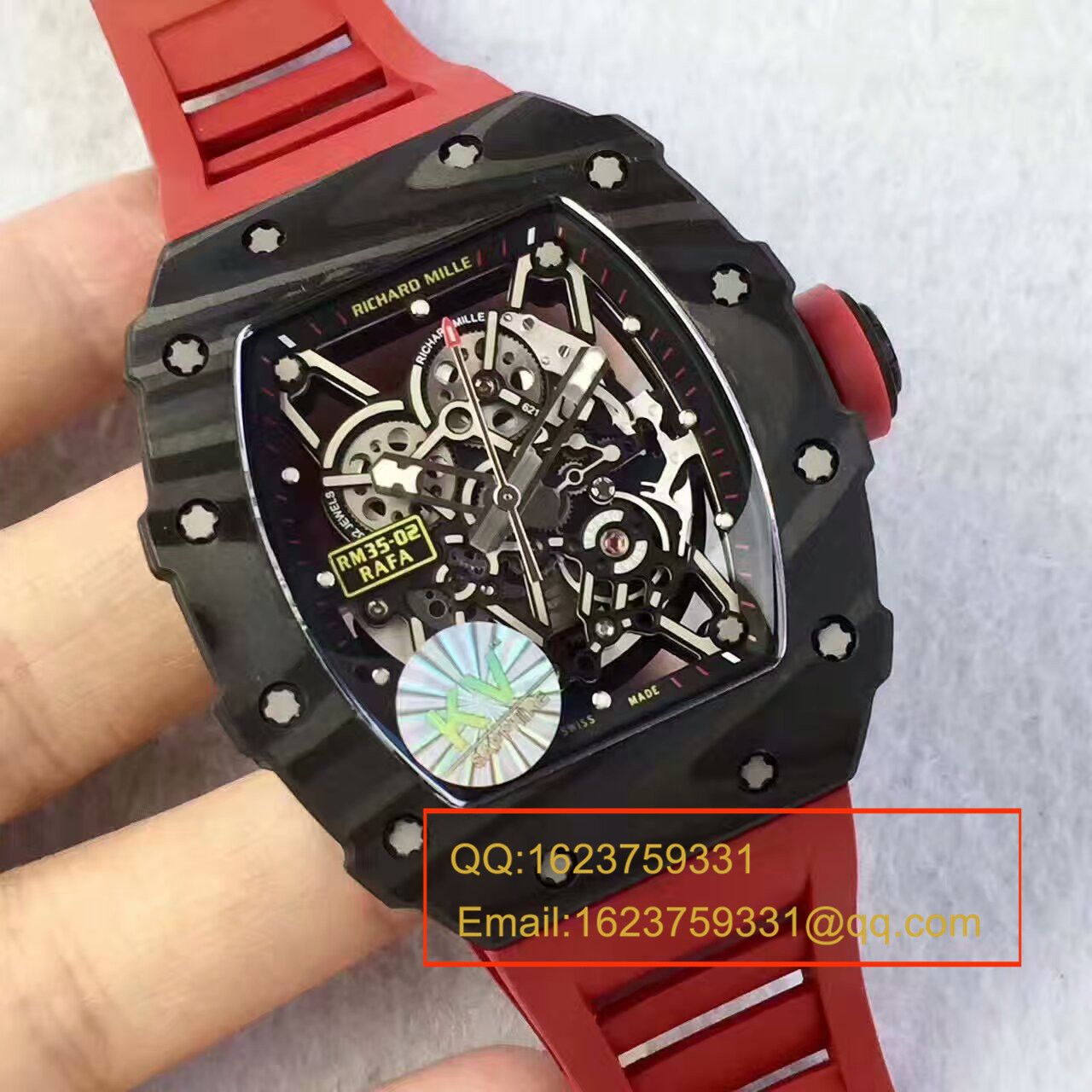 KV新品 RM35-02系列 top 版（纳达尔限量版） carbon fiber 系列最强 Replica 版本 / RM 035-02