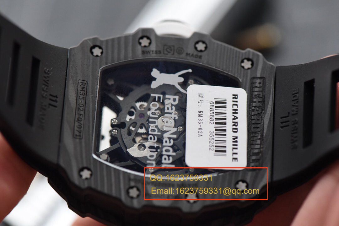KV新品 RM35-02系列 top 版（纳达尔限量版） carbon fiber 系列最强 Replica 版本 / RM 035-02