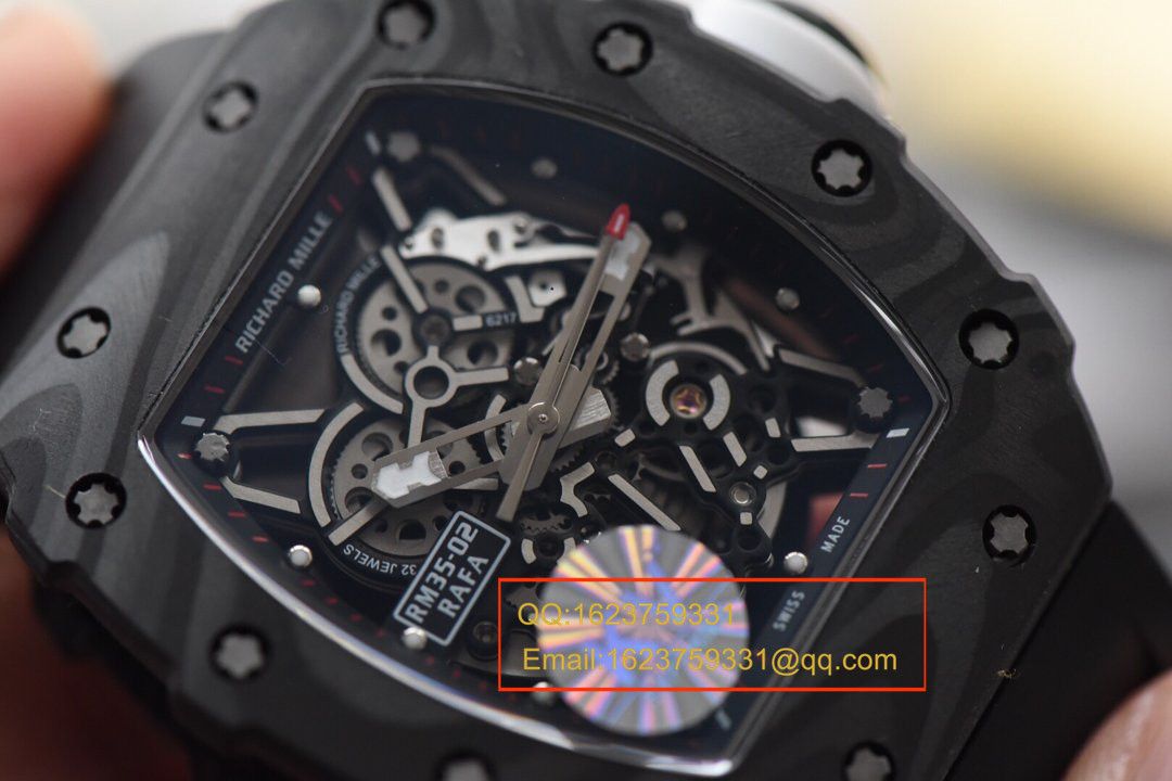 KV新品 RM35-02系列 top 版（纳达尔限量版） carbon fiber 系列最强 Replica 版本 / RM 035-02
