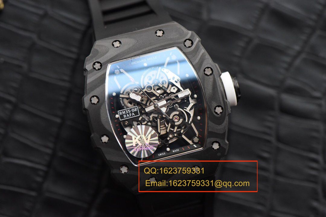 KV新品 RM35-02系列 top 版（纳达尔限量版） carbon fiber 系列最强 Replica 版本 / RM 035-02