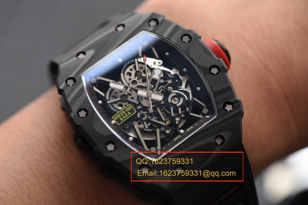 KV新品 RM35-02系列 top 版（纳达尔限量版） carbon fiber 系列最强 Replica 版本 / RM 035-02