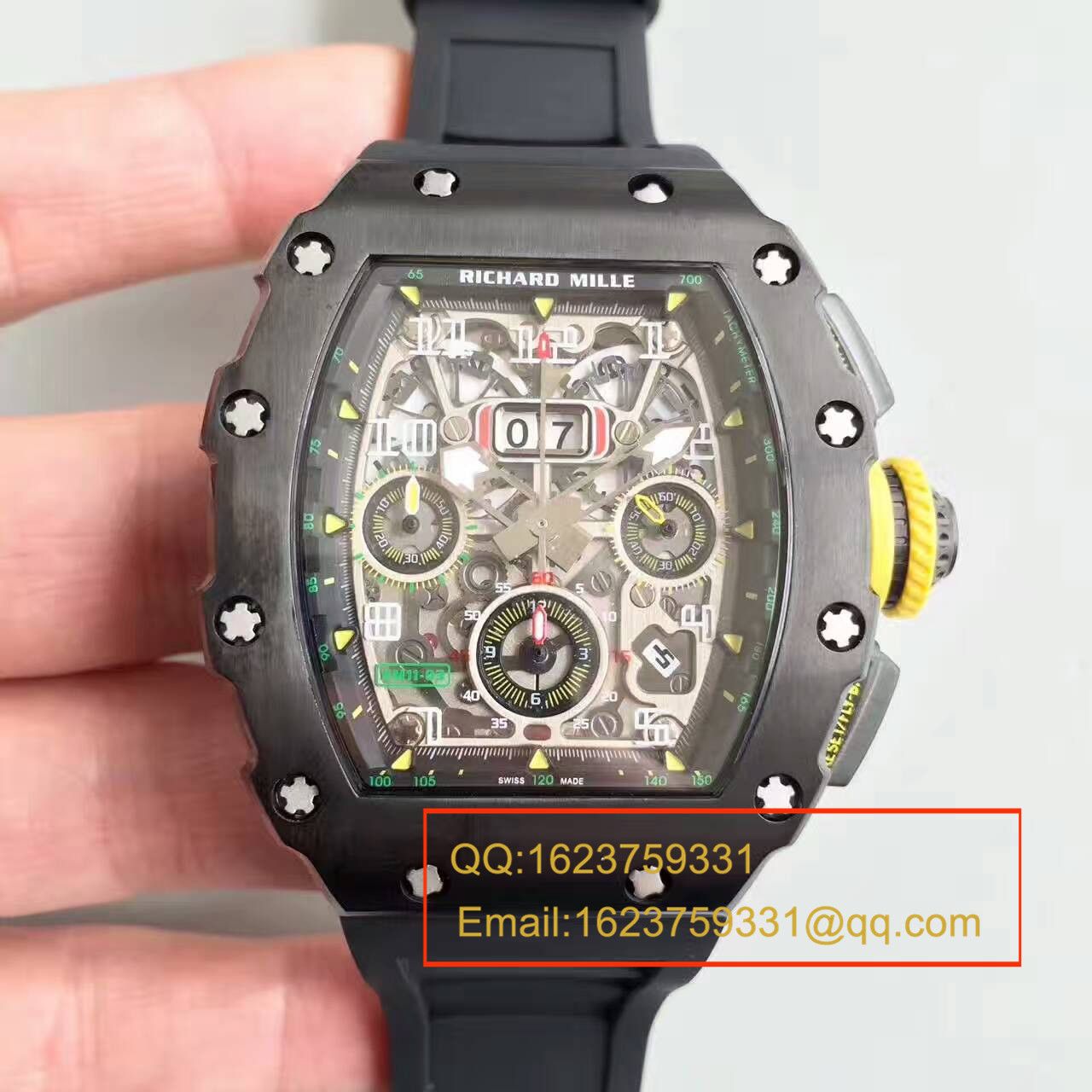 【RM Factory  Perfect  High quality  Copy  Watches 】RICHARD MILLE 男士系列RM11-03男士 wrist watches  / RMBE11-03A
