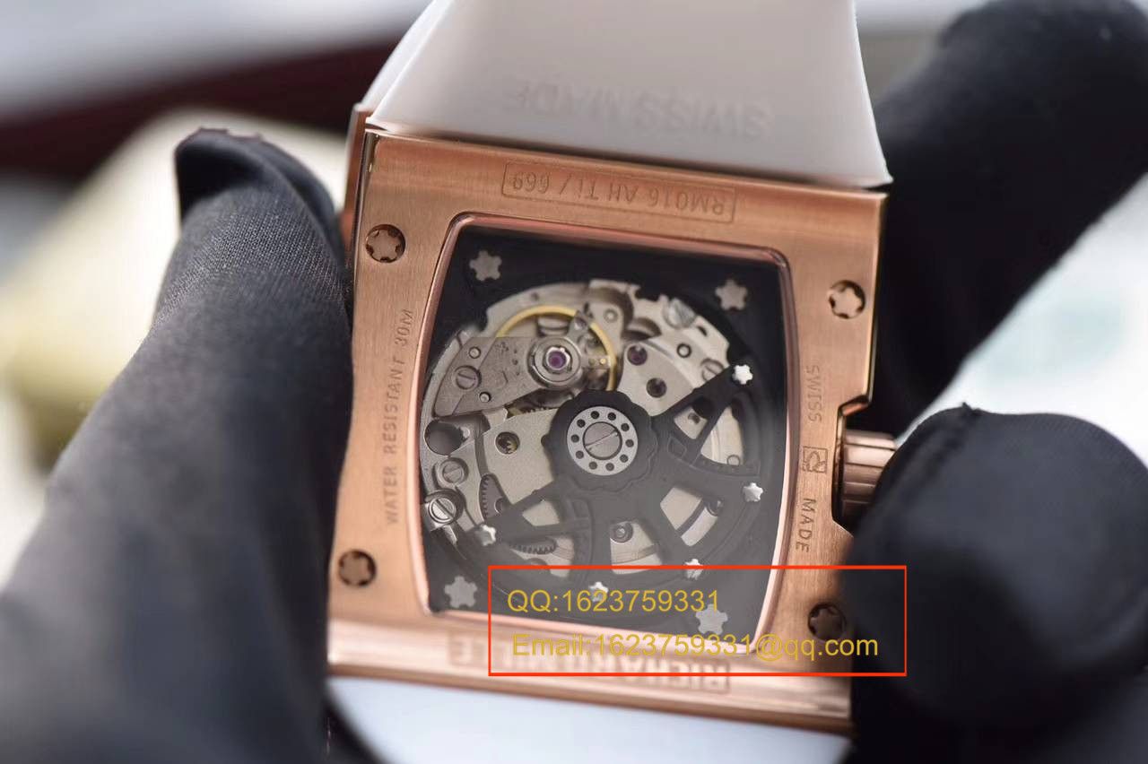 【KV Perfect  Replica Watches 】RICHARD MILLE 男士系列RM 016 wrist watches  / RM16