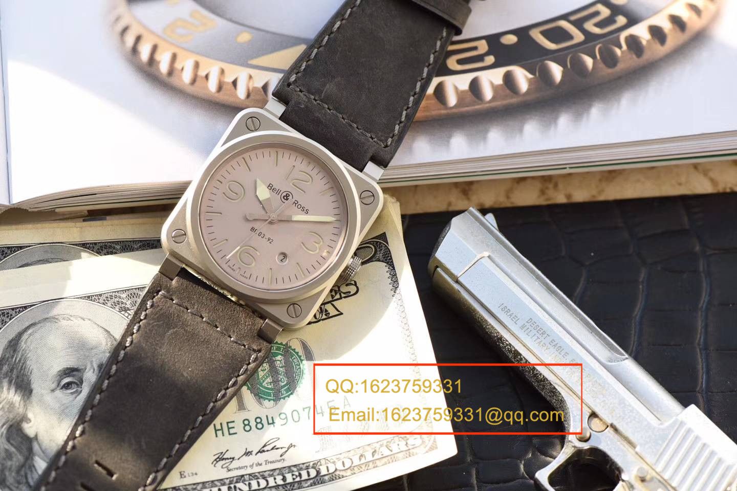 【BR Perfect  High quality  Replica Watches 】 Bell & Ross AVIATION系列BR 03-92 HOROLUM  wrist watches  / BLBA015