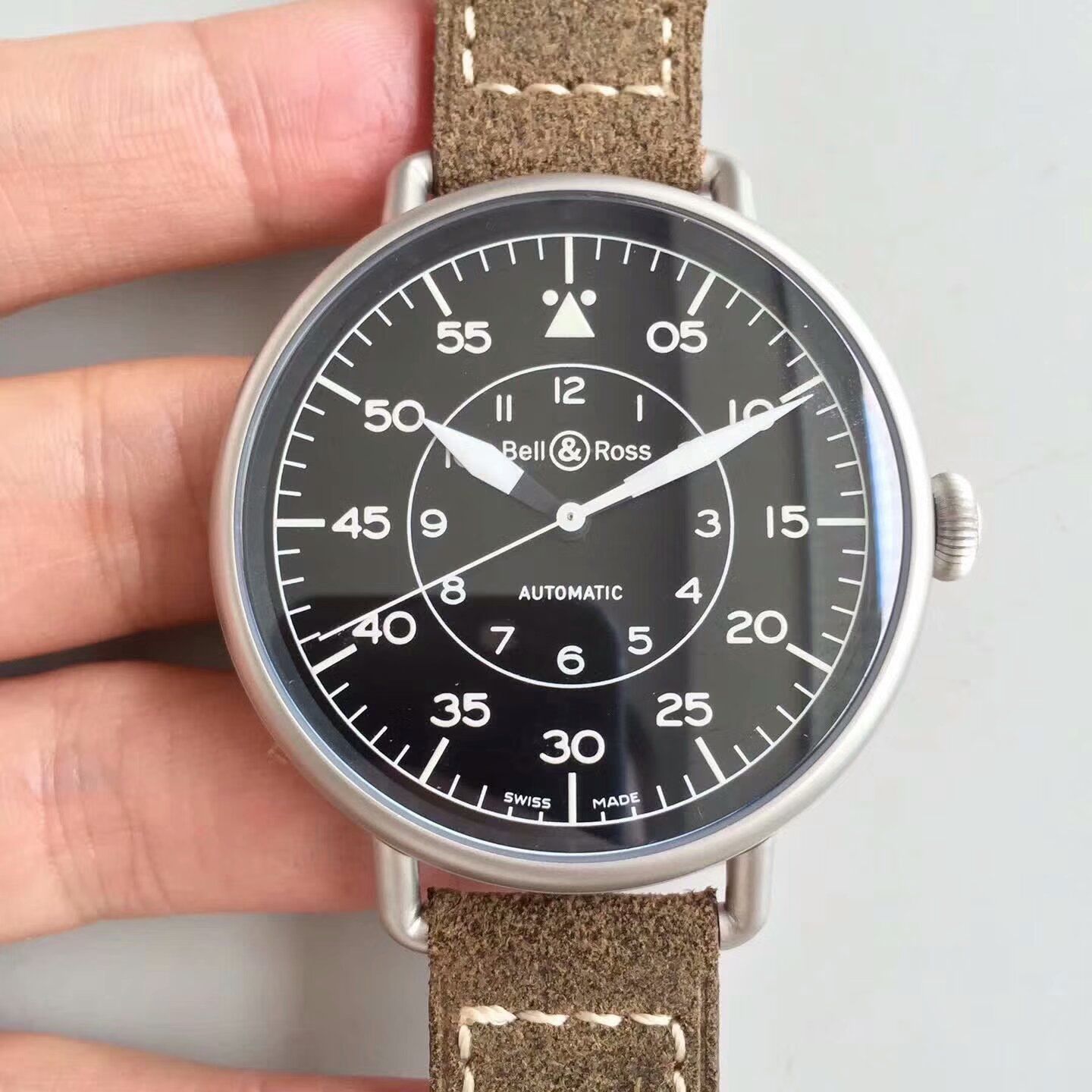 【BR Perfect  High quality  Replica Watches 】 Bell & Ross VINTAGE 系列WW1-92 MILITARY wrist watches  / BLBA017