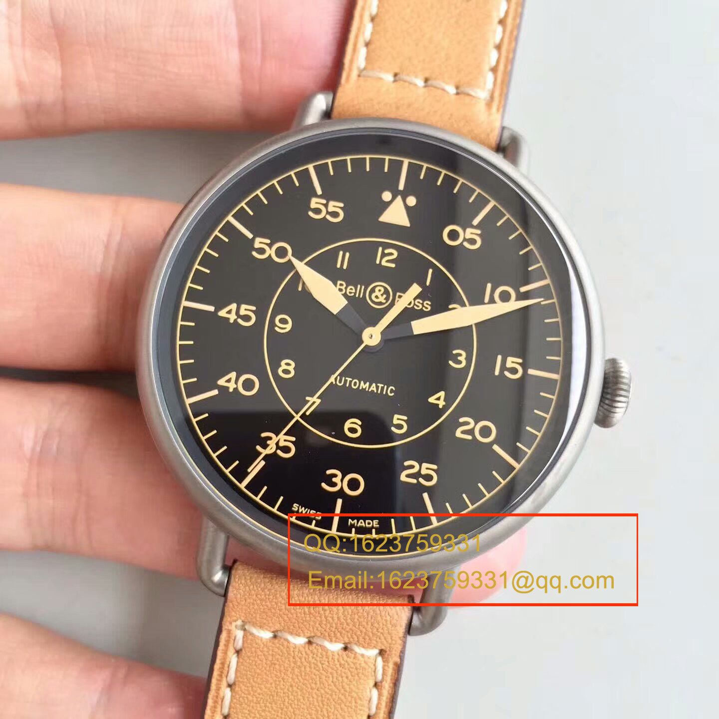 【BR Perfect  top  Knockoff  Watches 】 Bell & Ross VINTAGE 系列WW1-92 HERITAGE wrist watches  / BLBA018