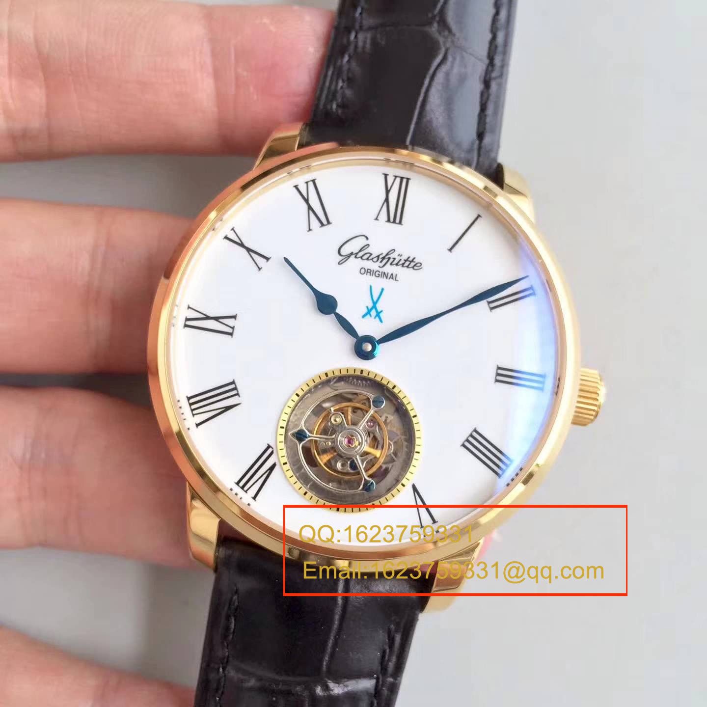 【GF Factory  Perfect  Replica Watches 】glashuette original原创议员天文台 wrist watches 系列 94-11-01-01-04 Tourbillon  wrist watches  / GLA038