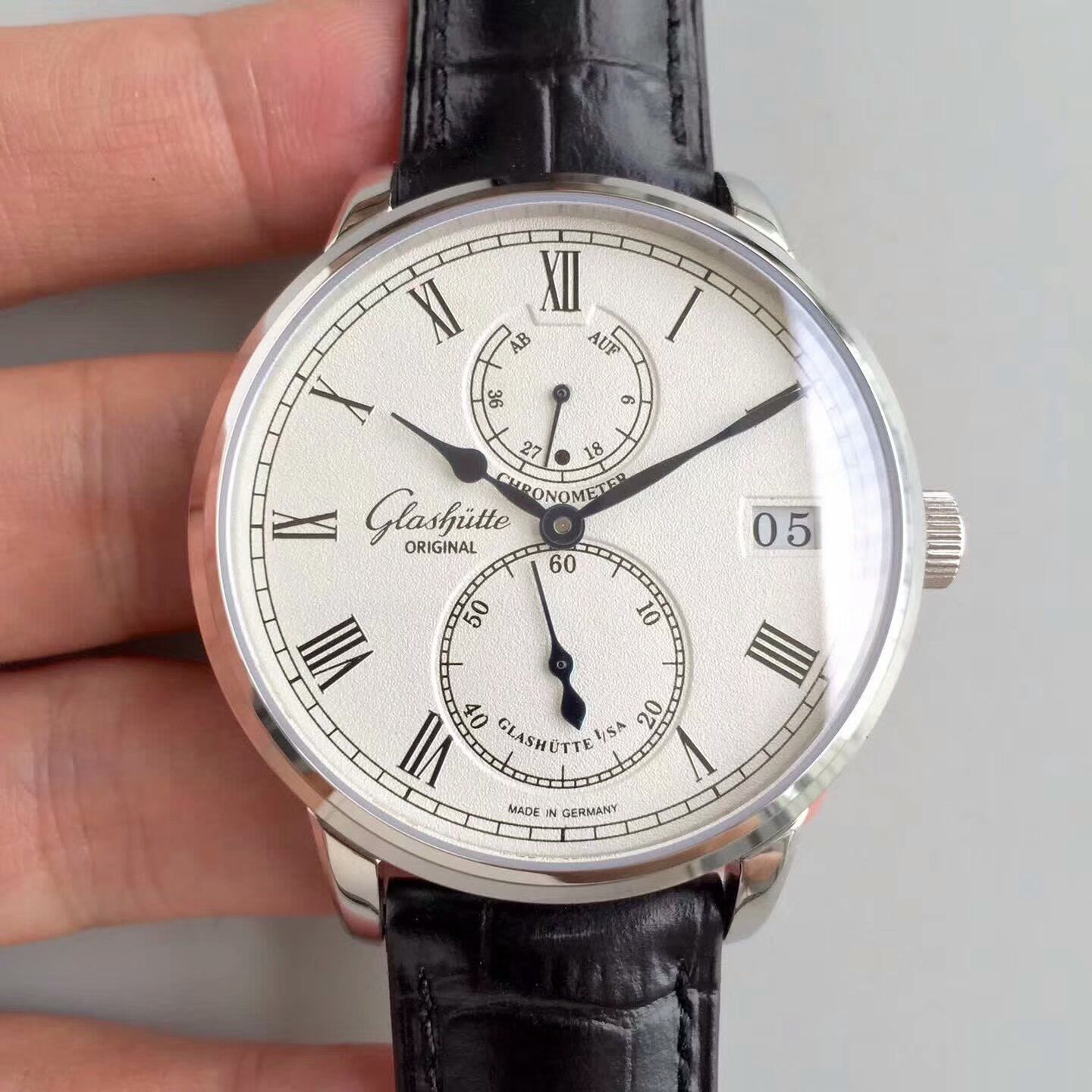 【GF1:1 High quality  Replica Watches 】glashuette original原创精髓议员天文台 wrist watches 系列 1-58-04-04-04-04 wrist watches  / GLA041