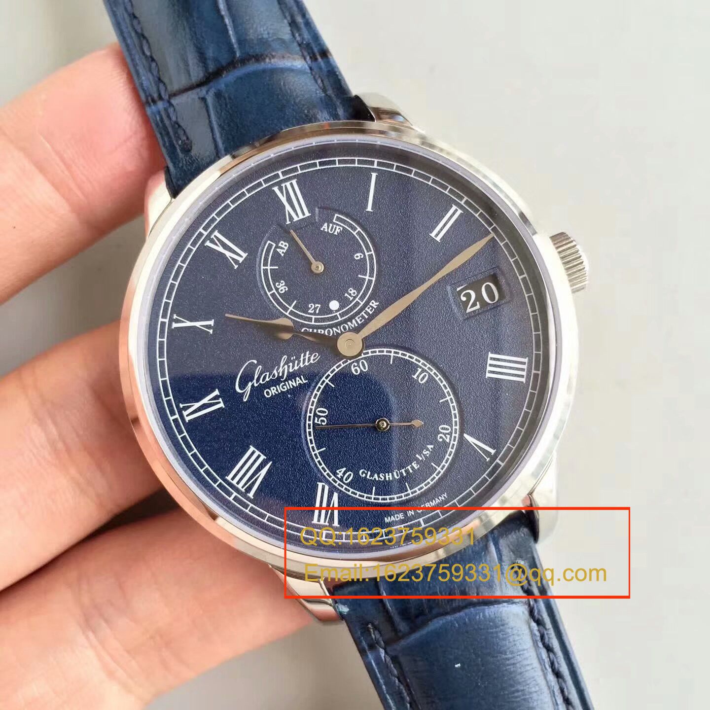 【GF Perfect 精 Replica Watches 】glashuette original原创精髓议员天文台 wrist watches 系列 1-58-01-05-34-30 wrist watches  / GLA042