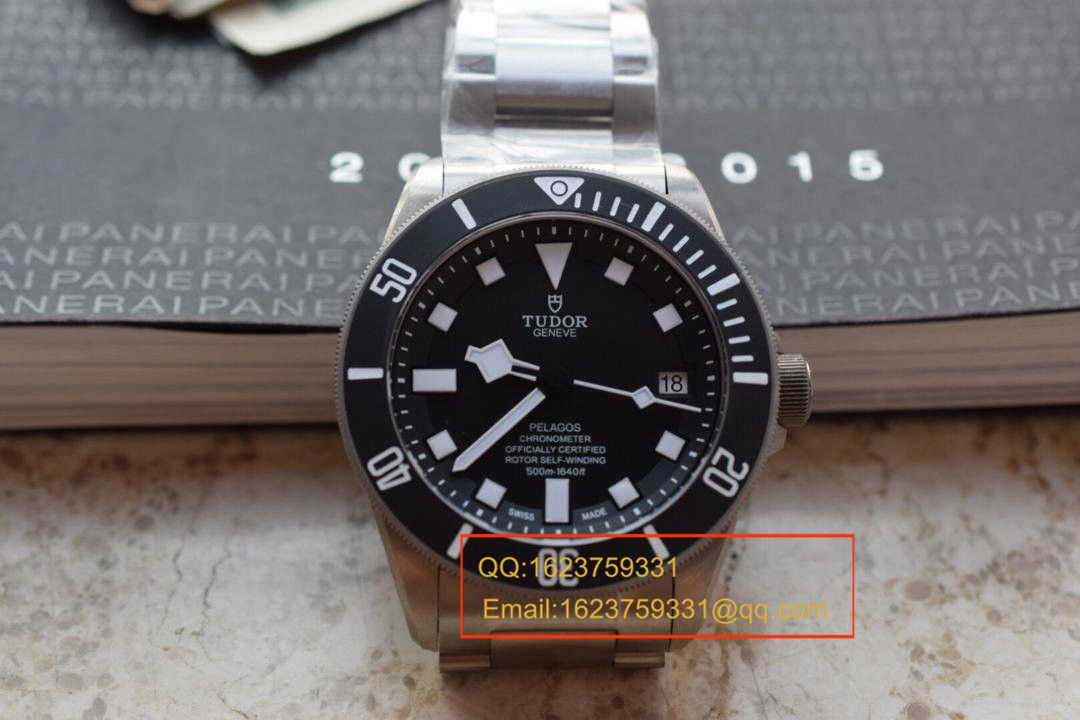 【独家视频测评XF Perfect  High quality  Copy  Watches 】 Tudor PELAGOS系列战斧25500TN 黑钛土豆黑色战斧 / DT007A