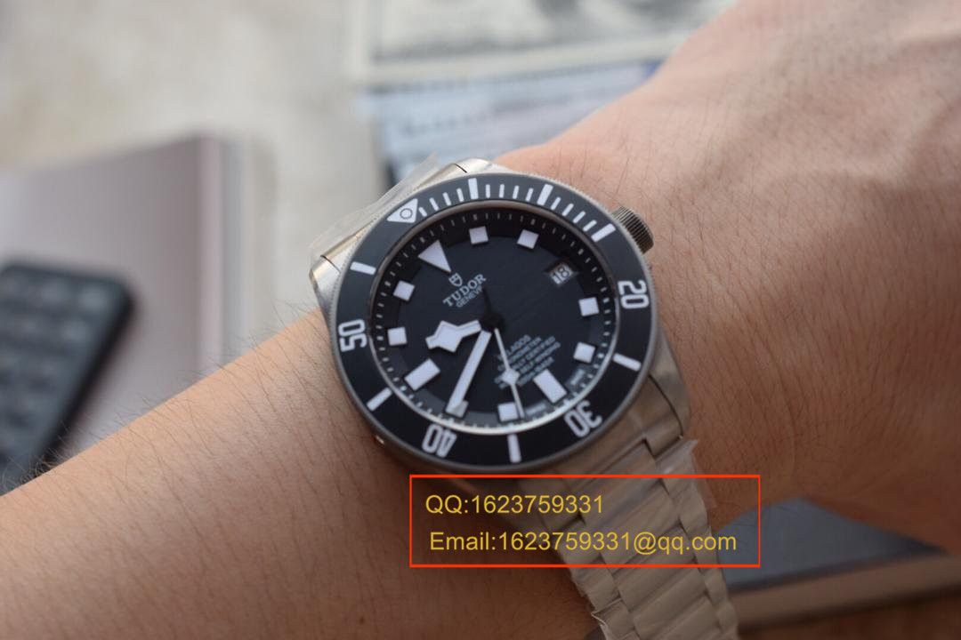 【独家视频测评XF Perfect  High quality  Copy  Watches 】 Tudor PELAGOS系列战斧25500TN 黑钛土豆黑色战斧 / DT007A