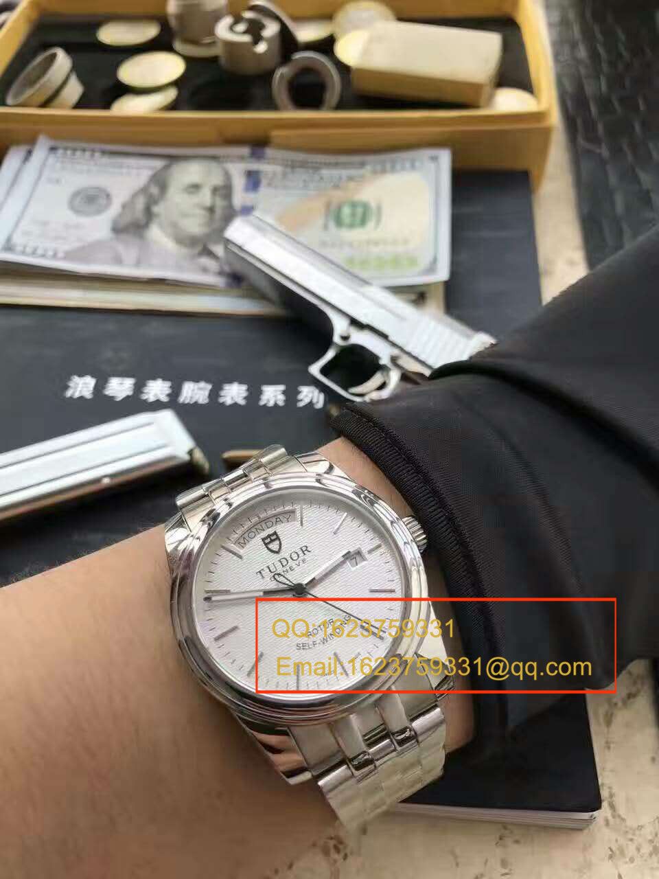 【实拍图鉴赏】台湾 Factory  High quality  Replica Watches  Tudor 骏珏系列56000-68060男士机械 Watches  / DT008