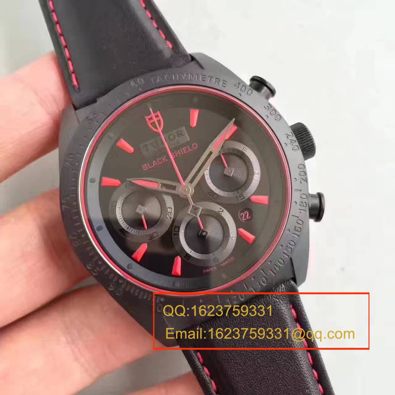 【ZF Factory 1:1 Replica Copy  Watches 】Tudor 《杜卡迪大魔鬼》FASTRIDER BLACK SHIELD系列42000CR橡胶 watchband   wrist watches  / DTBC006
