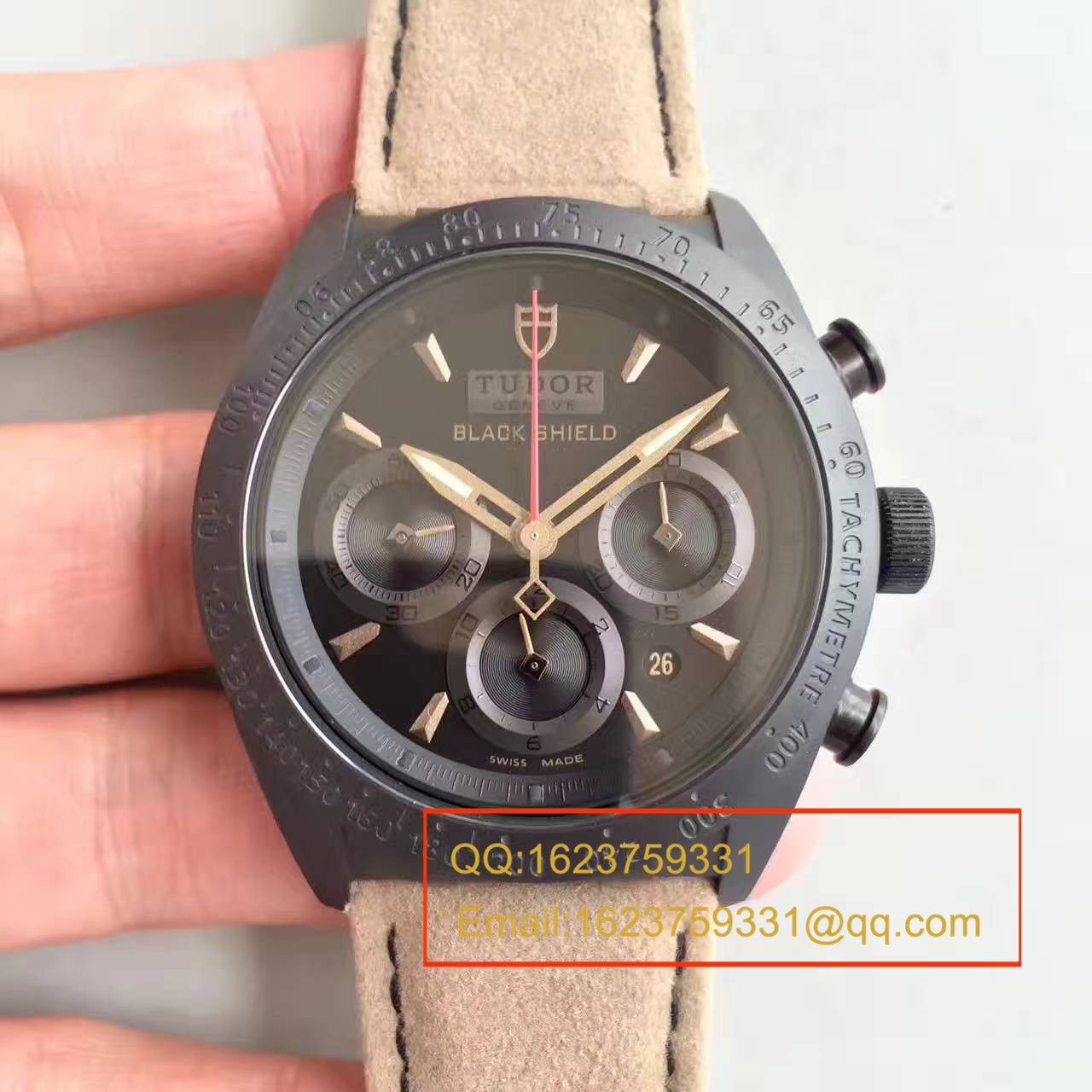 【ZF Factory  Perfect  Knockoff  Watches 】Tudor 《杜卡迪大魔鬼》FASTRIDER BLACK SHIELD系列42000CN皮带 wrist watches  / DTBC005