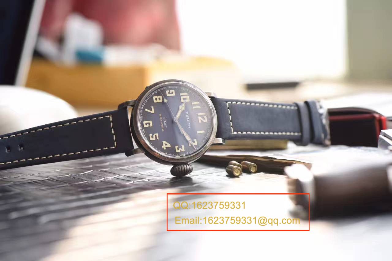 【独家视频测评XF Factory  Perfect  High quality  Replica Watches 】真力时飞行员系列11.1940.679 / 53.C808复古大飞 wrist watches  / ZSLB034