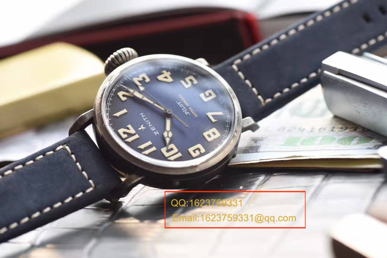 【独家视频测评XF Factory  Perfect  High quality  Replica Watches 】真力时飞行员系列11.1940.679 / 53.C808复古大飞 wrist watches  / ZSLB034