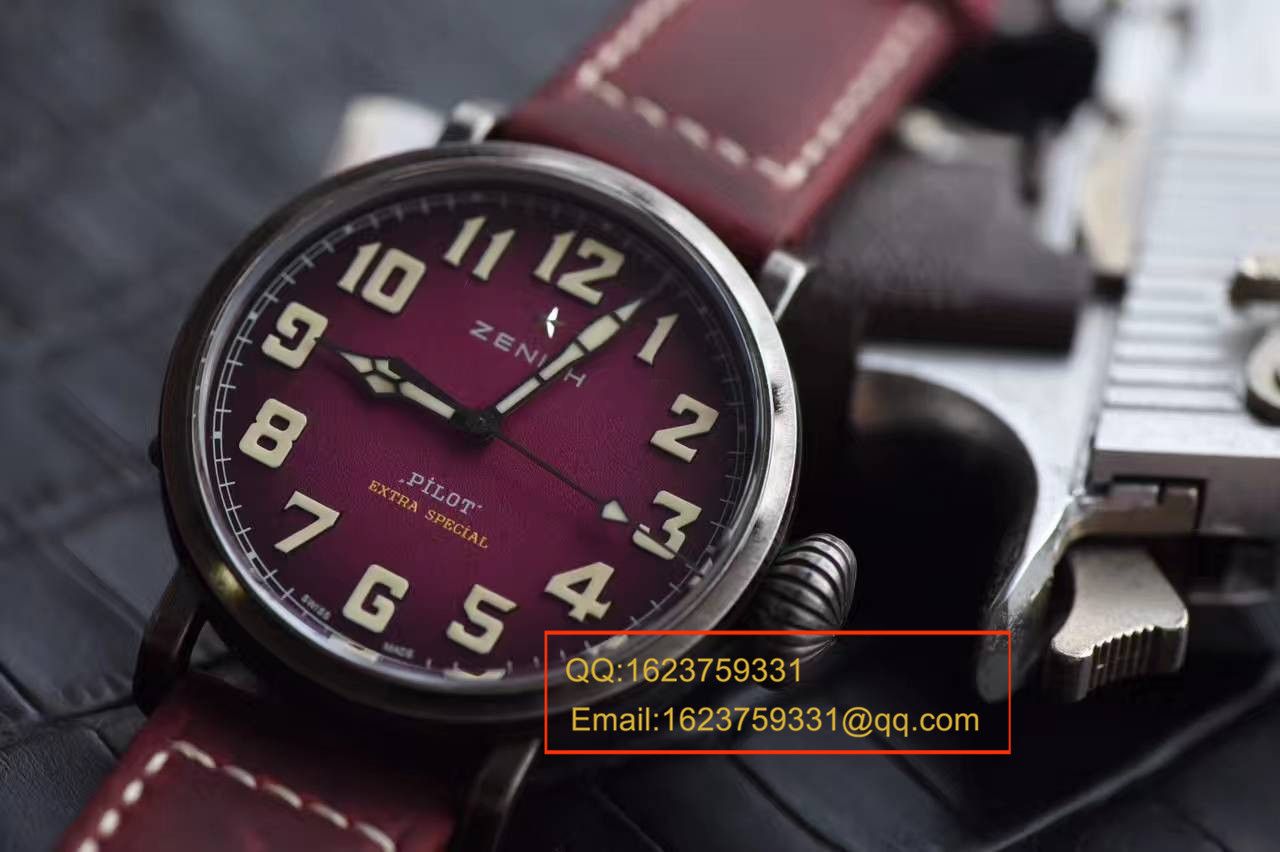 【独家视频测评XF Factory 1:1 High quality  Knockoff  Watches 】真力时飞行员系列11.1940.679 / 53.C808复古大飞 wrist watches  / ZSLB035