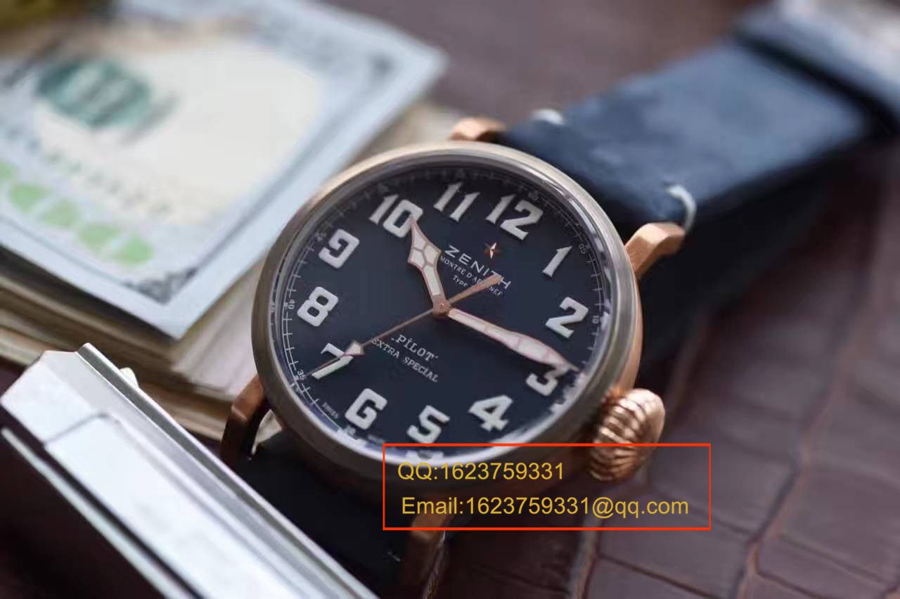 【独家视频测评XF Factory  Perfect  Replica Watches 】真力时Pilot Type 20 Extra Special Westime特别限量 wrist watches  / ZSLBE015