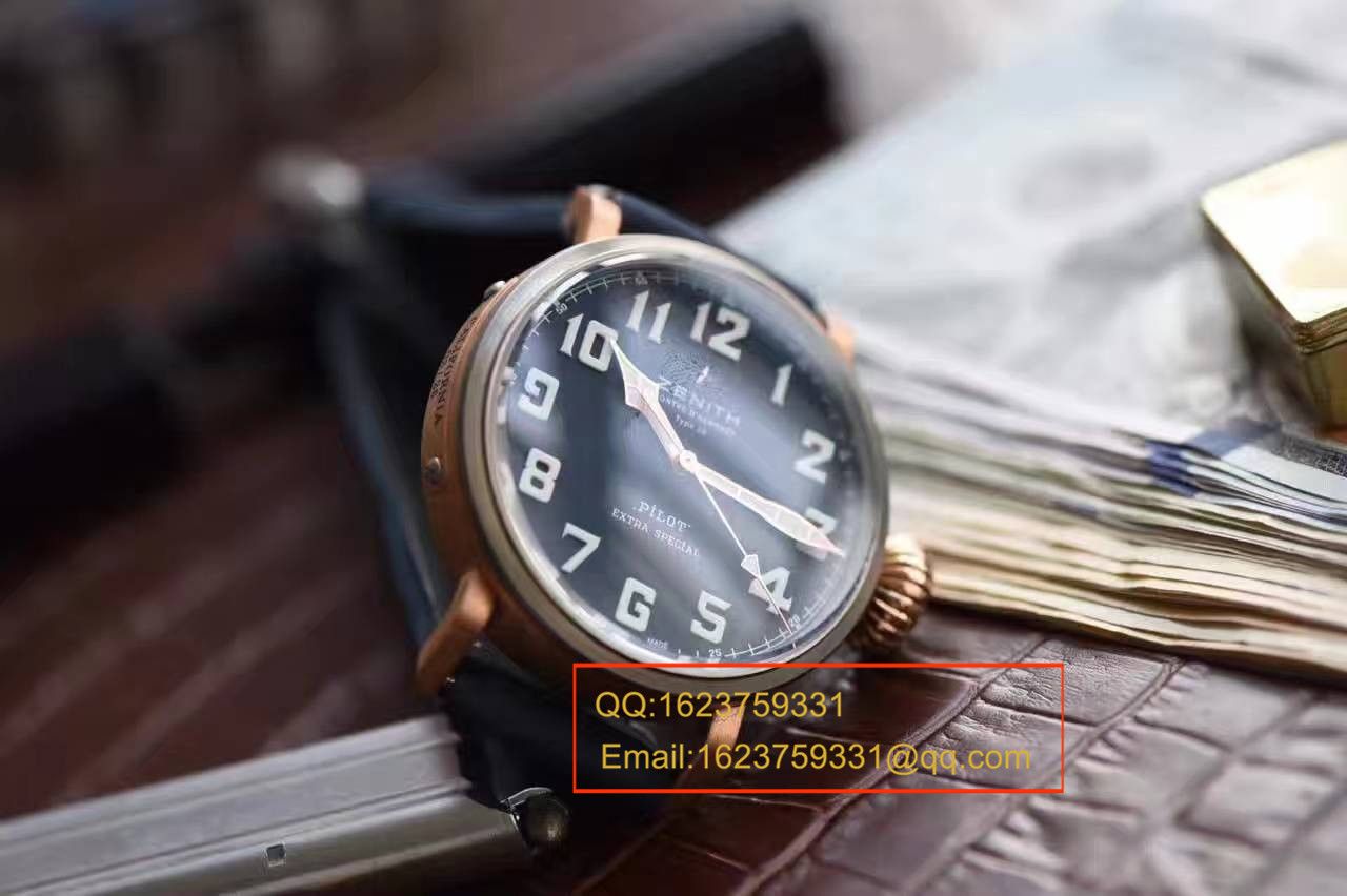 【独家视频测评XF Factory  Perfect  Replica Watches 】真力时Pilot Type 20 Extra Special Westime特别限量 wrist watches  / ZSLBE015
