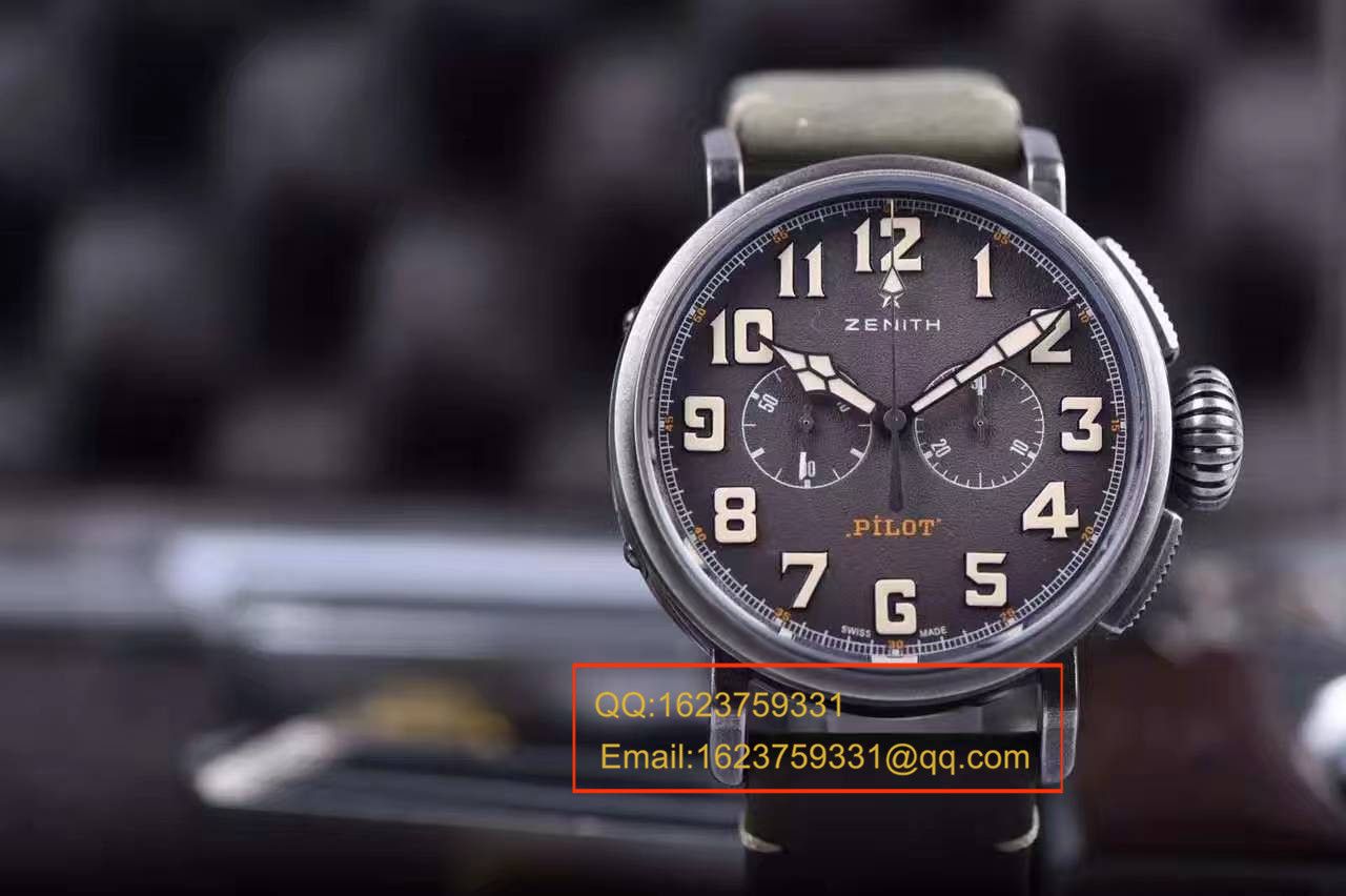 【独家视频测评】KW1:1 High quality  Replica Watches 之真力时飞行员系列11.2430.4069/21.C773咖啡骑士 / ZSLBA013A
