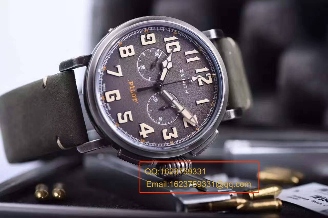 【独家视频测评】KW1:1 High quality  Replica Watches 之真力时飞行员系列11.2430.4069/21.C773咖啡骑士 / ZSLBA013A