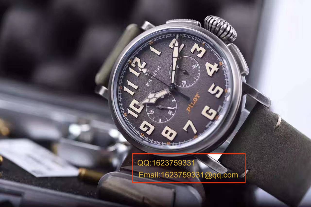 【独家视频测评】KW1:1 High quality  Replica Watches 之真力时飞行员系列11.2430.4069/21.C773咖啡骑士 / ZSLBA013A