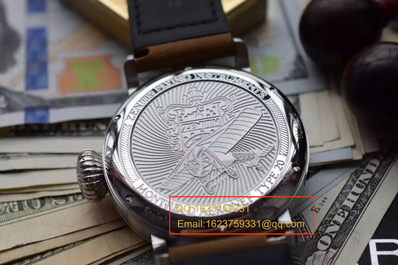 【独家视频测评KW Perfect  High quality  Replica Watches 】真力时大飞行员系列03.2430.3000/21.C738 wrist watches  / ZSLB021