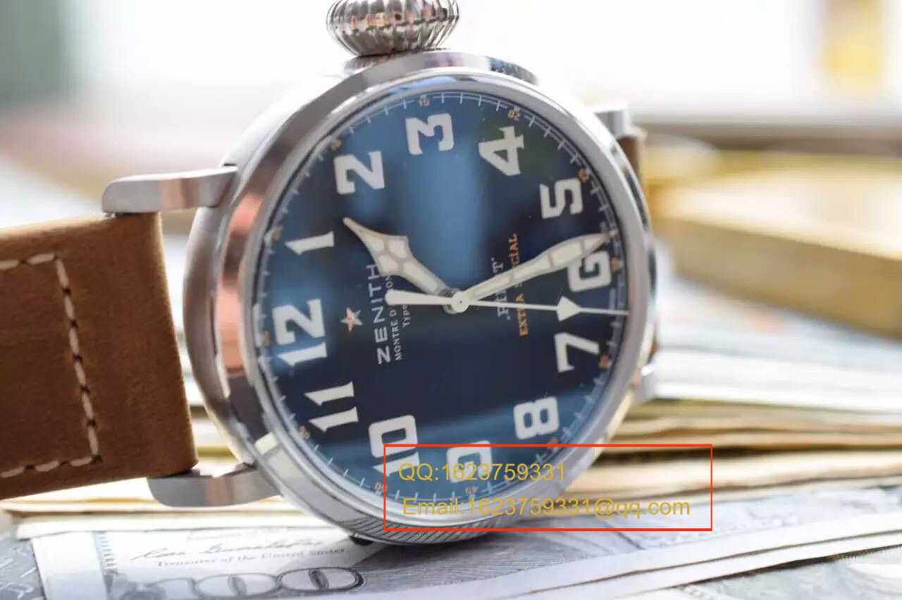 【独家视频测评KW Perfect  High quality  Replica Watches 】真力时大飞行员系列03.2430.3000/21.C738 wrist watches  / ZSLB021