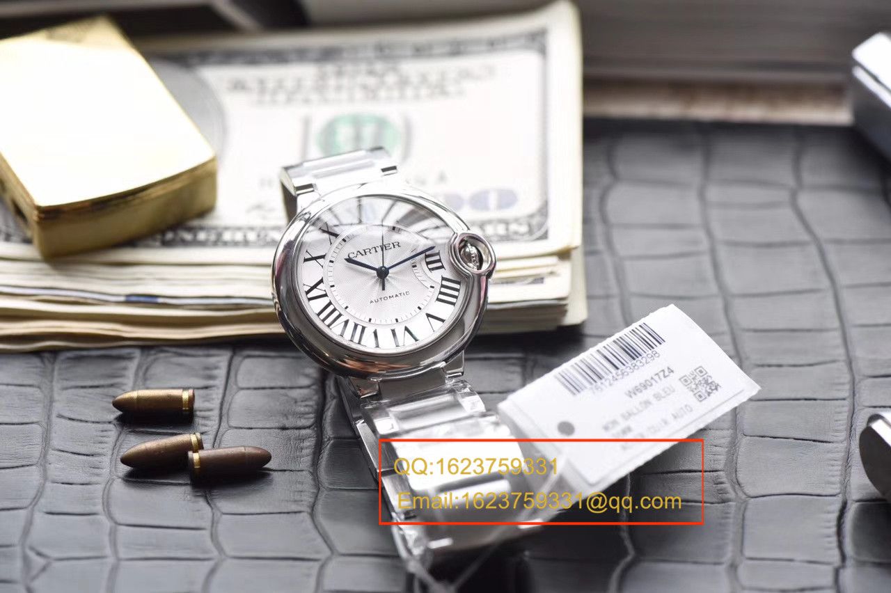 【独家视频测评V6 Factory  Perfect  High quality  Replica Watches 】 Cartier  蓝气球系列女装大号蓝气球36毫米W6920046 / KAF129