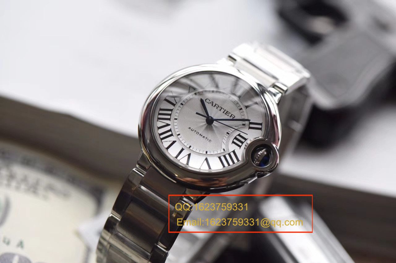 【独家视频测评V6 Factory  Perfect  High quality  Replica Watches 】 Cartier  蓝气球系列女装大号蓝气球36毫米W6920046 / KAF129