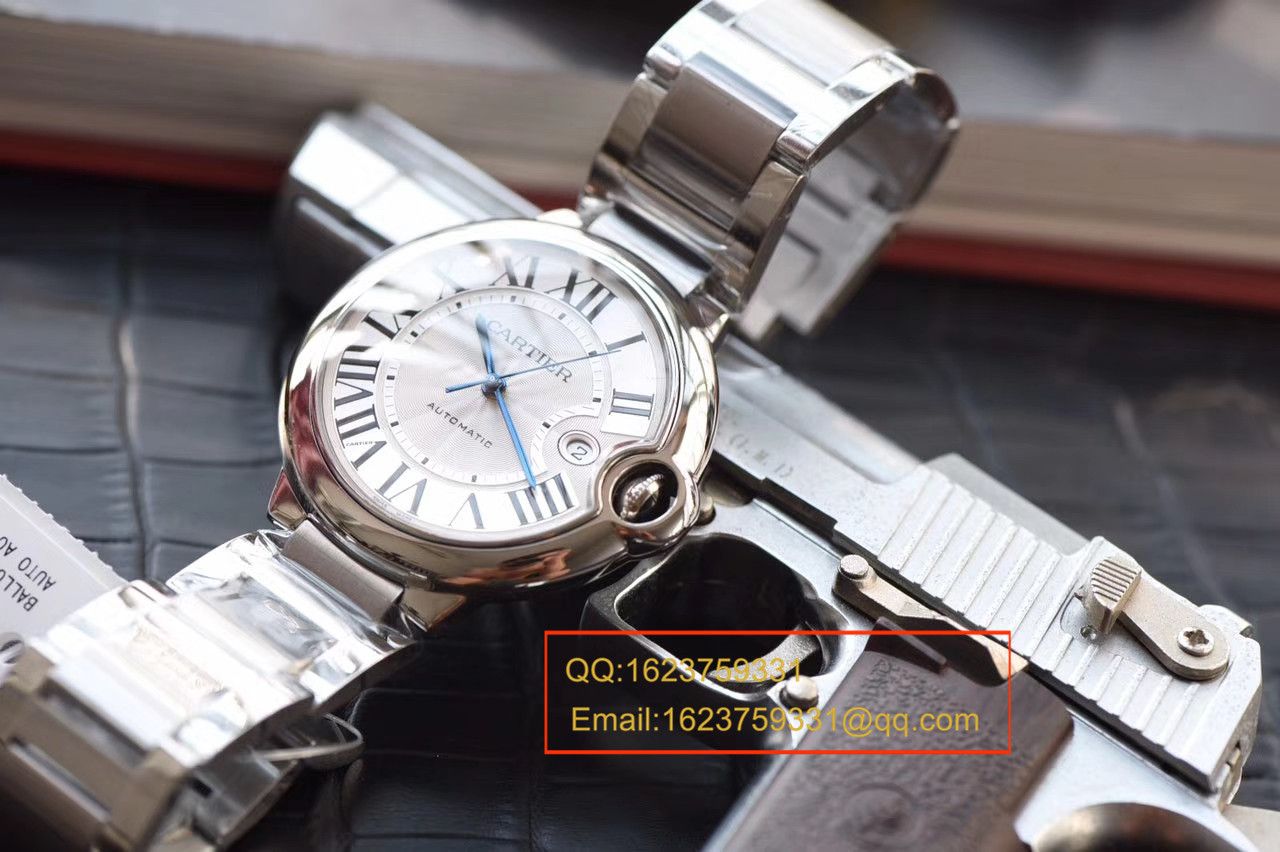 【独家视频测评V6 Factory  Perfect  High quality  Replica Watches 】 Cartier  蓝气球系列大号蓝气球42毫米W69012Z4男表 / K128