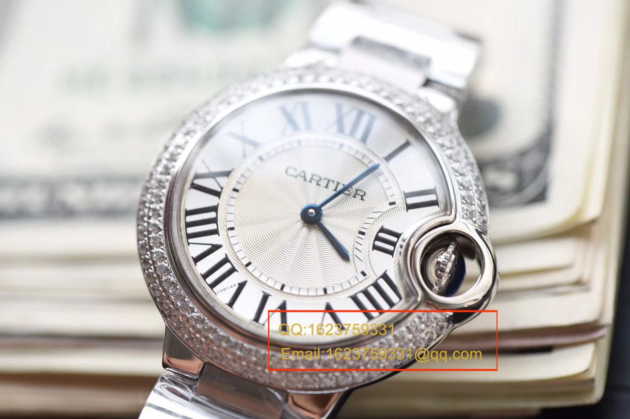 【V6 Factory  Perfect  High quality  Replica Watches 】 Cartier  蓝气球系列小号33毫米女士石英 Movement  wrist watches  / KAF127