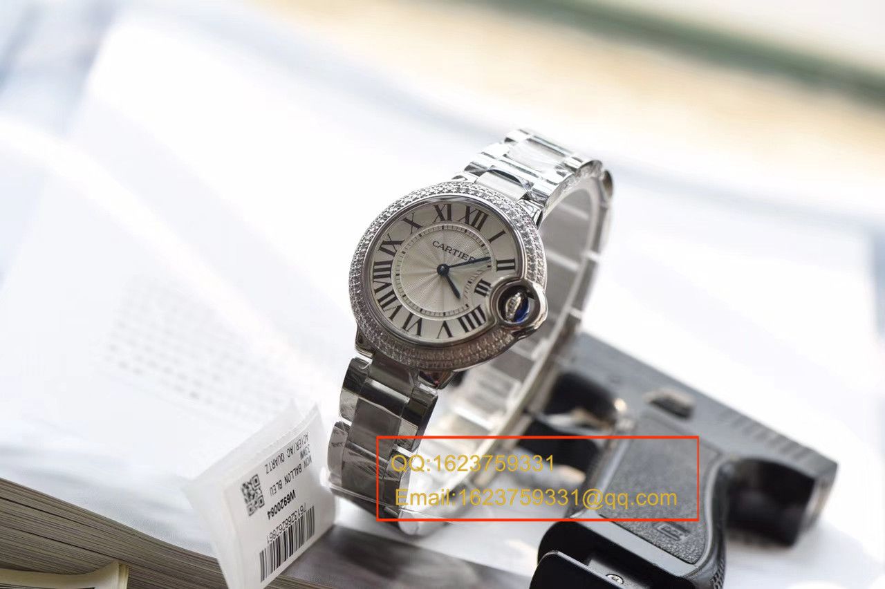 【V6 Factory  Perfect  High quality  Replica Watches 】 Cartier  蓝气球系列小号33毫米女士石英 Movement  wrist watches  / KAF127