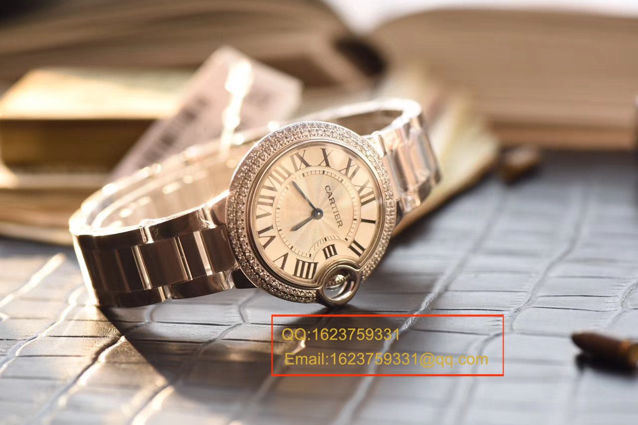 【V6 Factory  Perfect  High quality  Replica Watches 】 Cartier  蓝气球系列小号33毫米女士石英 Movement  wrist watches  / KAF127
