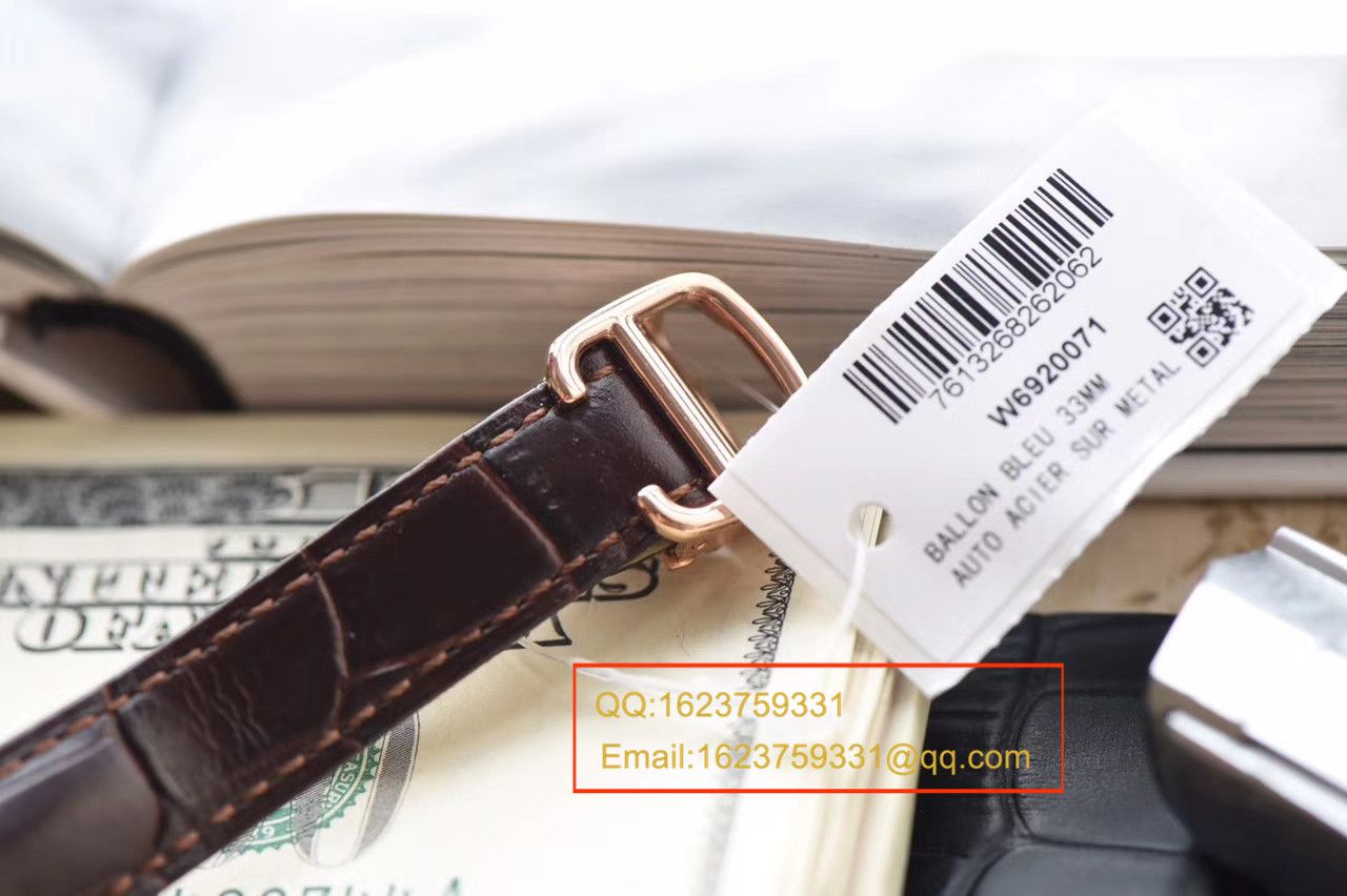 【独家视频测评V6 Factory  Perfect  High quality  Replica Watches 】 Cartier  小号蓝气球系列33毫米W6920097女士 wrist watches  / K126